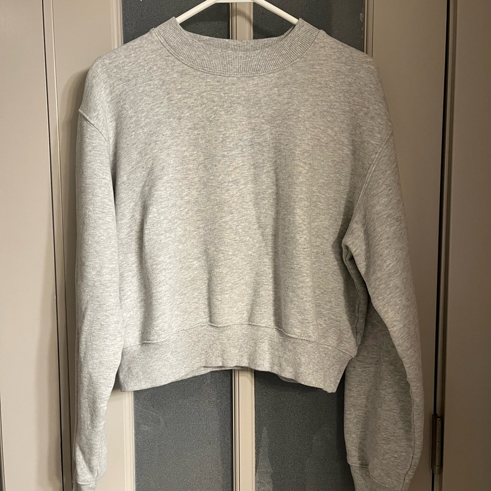 TNA Cropped Perfect Crew Sweatshirt